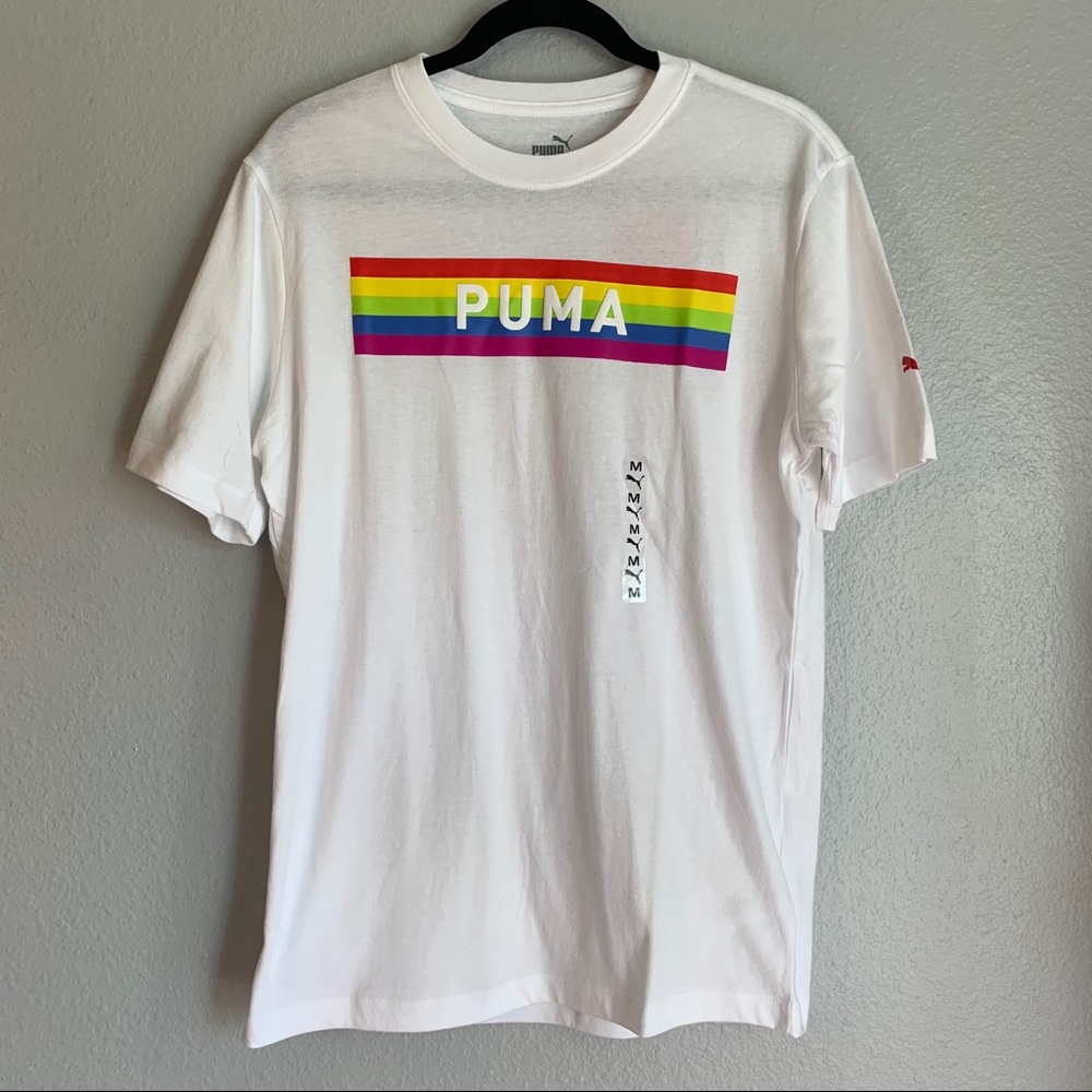 Puma Pride White Short Sleeve Men’s Medium